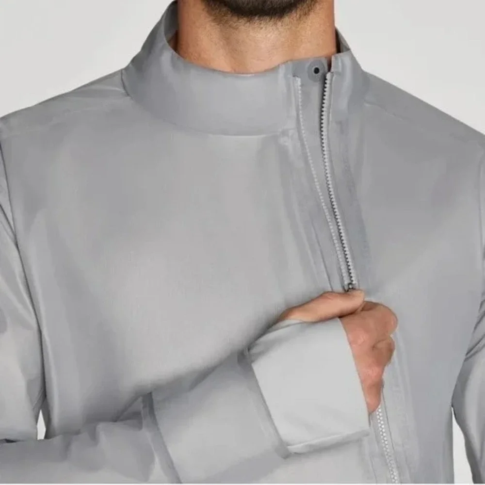 HOKA ONE ONE Performance Shield Jacket XS‎ Gray Running Lightweight NWT